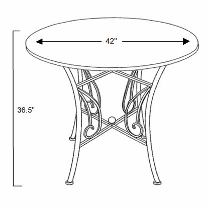 Bar Table Set: 3 Piece Pub Table Set