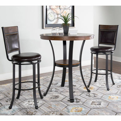 Bar Table Set: 3 Piece Pub Table Set