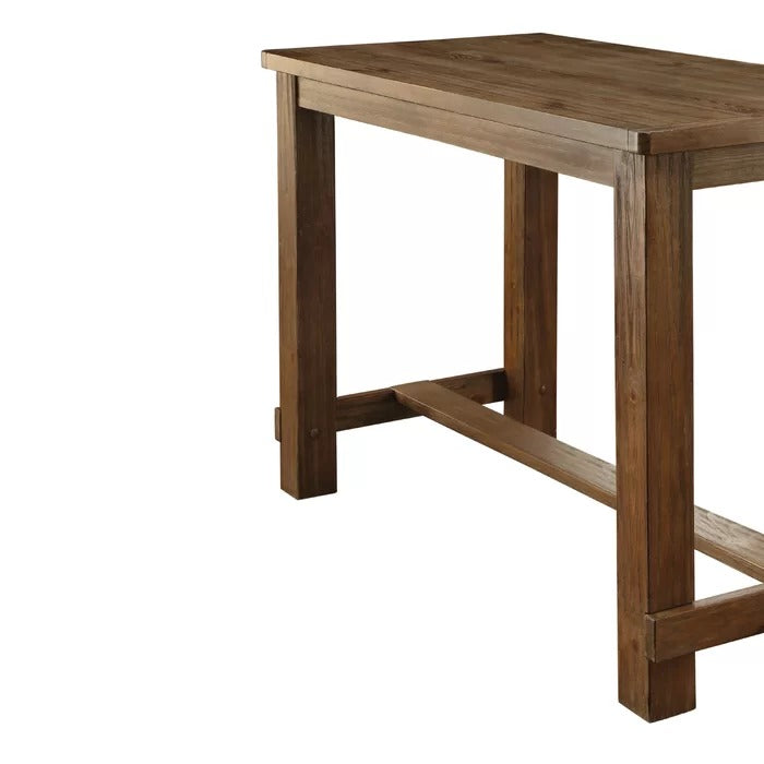 Bar Table Set: 4 Person Rustic Bar Set