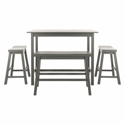 Bar Table Set: 4 Piece Pub Table Set