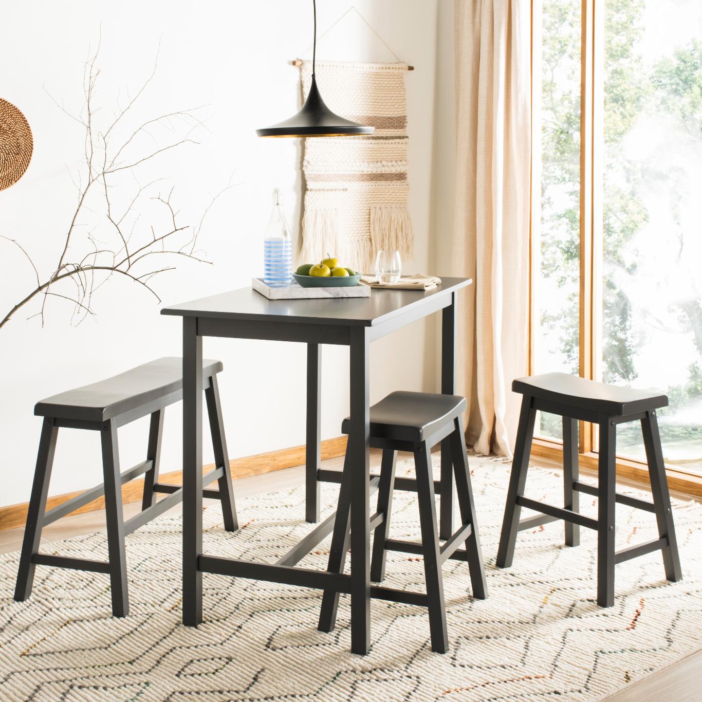 Bar Table Set: 4 Piece Pub Table Set