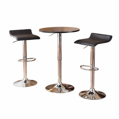 Bar Table Set: Adjustable Height Pub Table Set