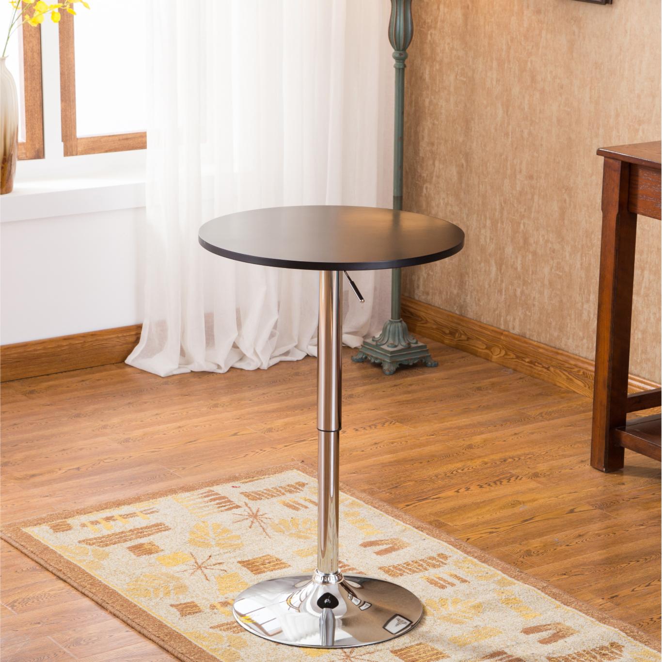Bar Table Set: Adjustable Height Pub Table Set