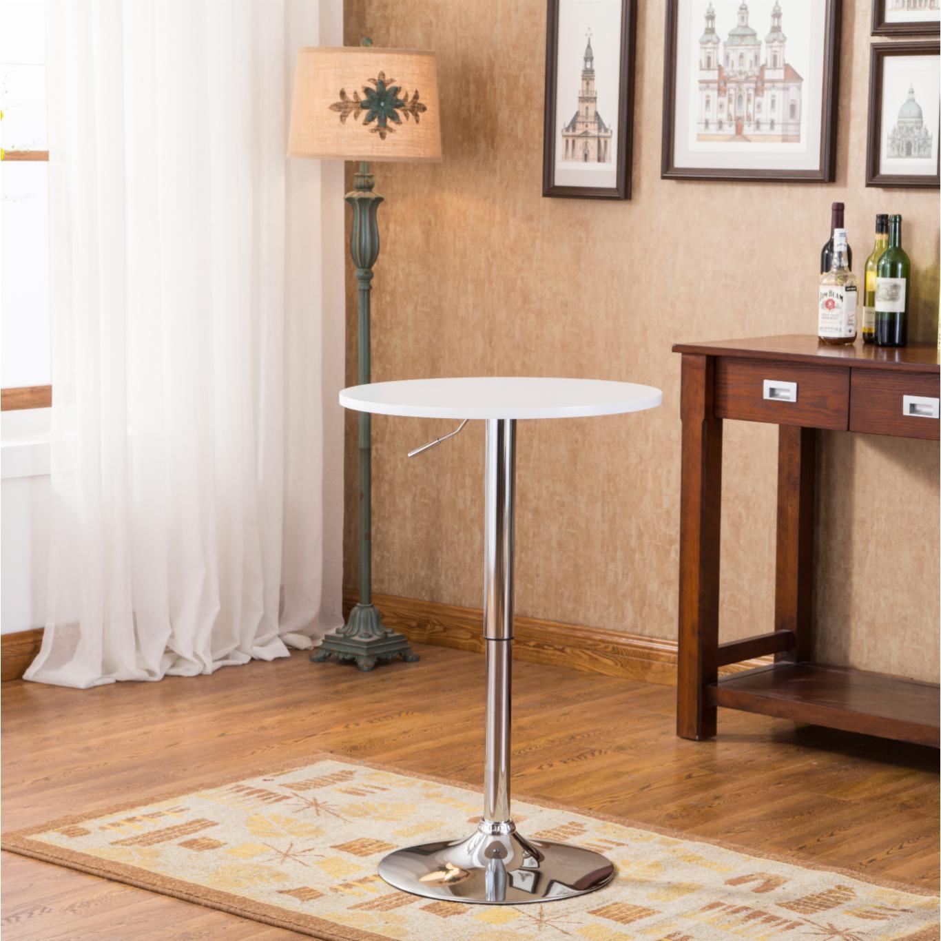 Bar Table Set: Adjustable Height Pub Table Set