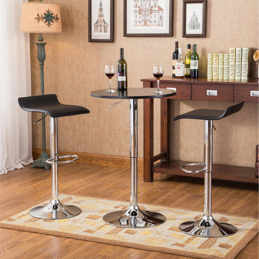 Bar Table Set: Adjustable Height Pub Table Set