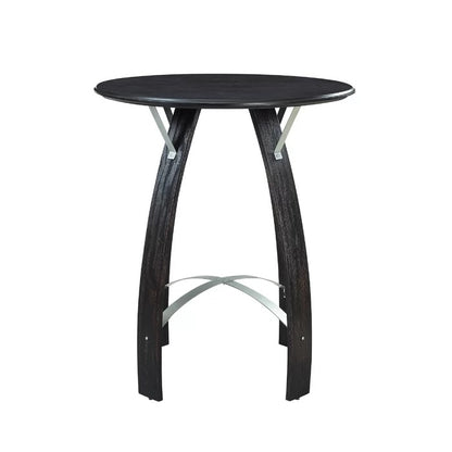 Bar Table Set: Modern Round 3 Piece Bar Table Set