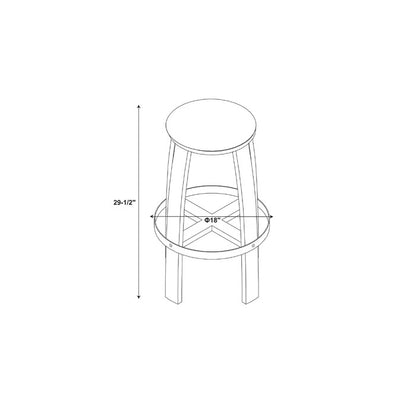 Bar Table Set: Modern Round 3 Piece Bar Table Set