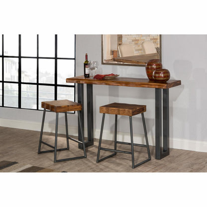 Bar Table Set: Pub table with Set of 2 Counter Stools