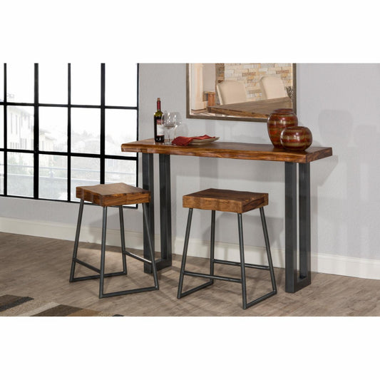 Bar Table Set: Pub table with Set of 2 Counter Stools