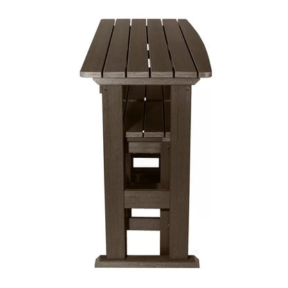 Bar Table Set: Wooden 3 Piece Bar Table Set