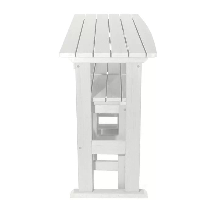 Bar Table Set: Wooden 3 Piece Bar Table Set