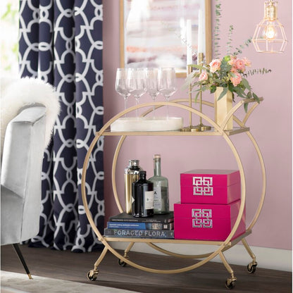 Bar Trolley : Eric Round Silver Bar Trolley