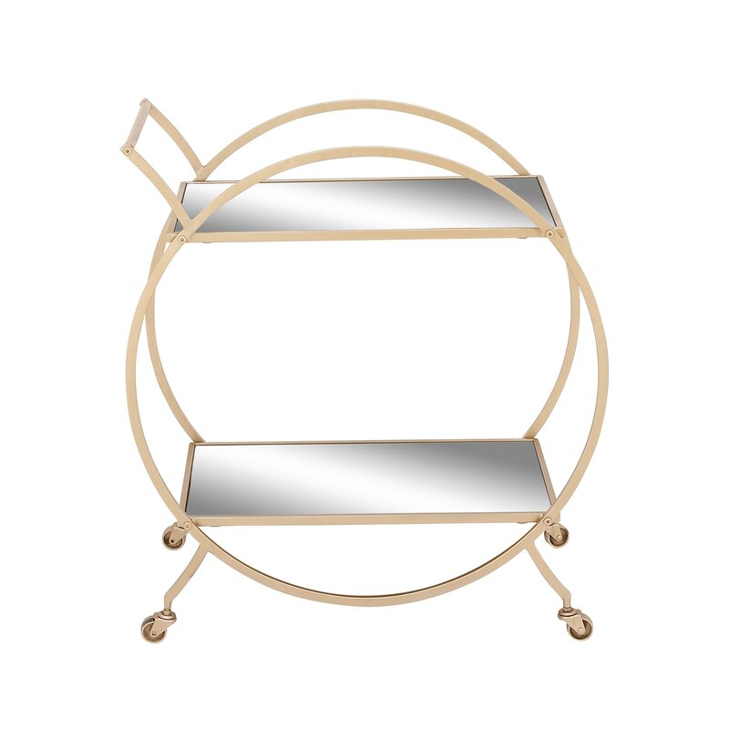 Bar Trolley : Eric Round Silver Bar Trolley