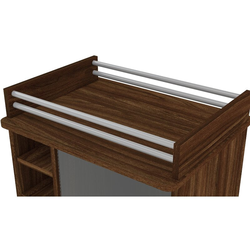 Bar Trolley : Glass Door Bar Trolley