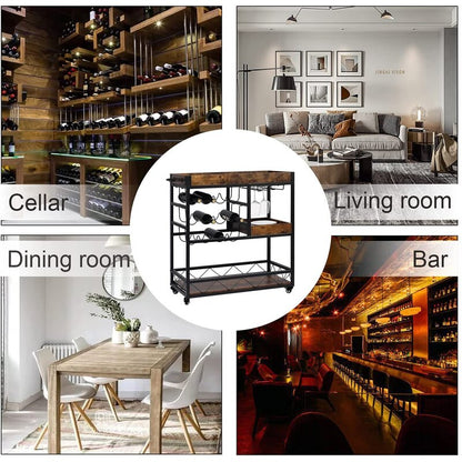 Bar Trolley : Large Bar Serving Trolley