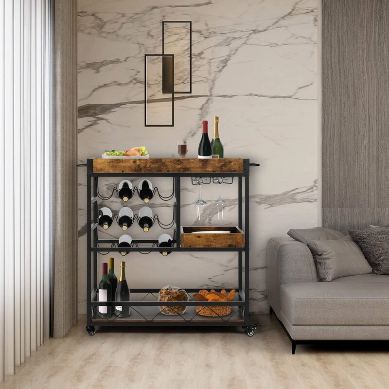 Bar Trolley : Large Bar Serving Trolley