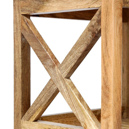 Bar Trolley : Mango Wood Trolley Bar Trolley