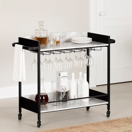 Bar Trolley : Rectangular Iron Bar Trolley