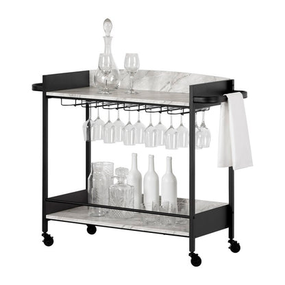 Bar Trolley : Rectangular Iron Bar Trolley