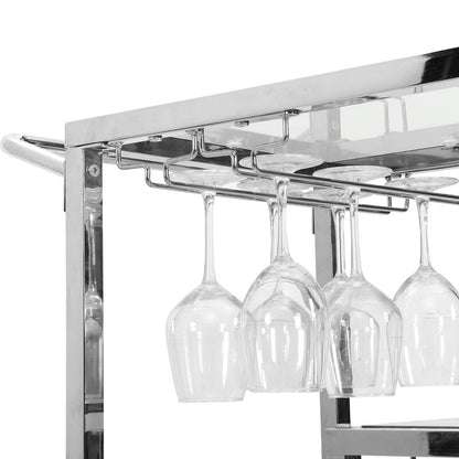 Bar Trolley : Rolling Wine Rack & Bar Trolley