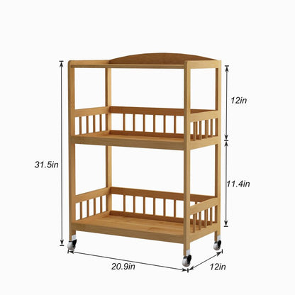 Bar Trolley : Wooden Bar Trolley