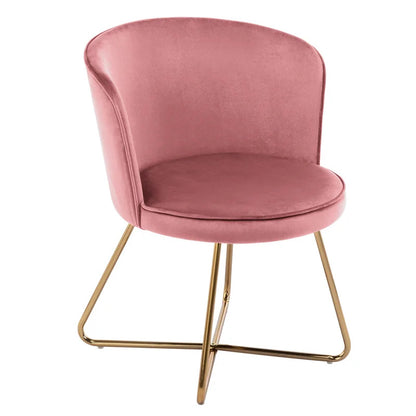 Barrel Chair: 19.7'' Wide Velvet Barrel Chair