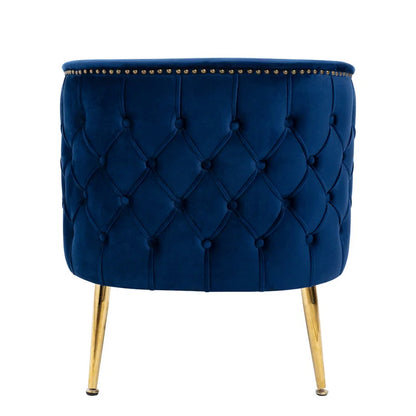 Barrel Chair: 25.2'' Wide Velvet Barrel Chair