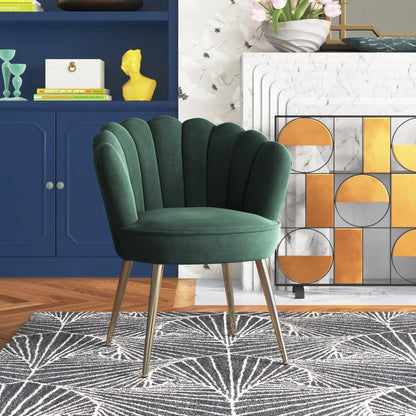 Barrel Chair: 26'' Wide Velvet Barrel Chair