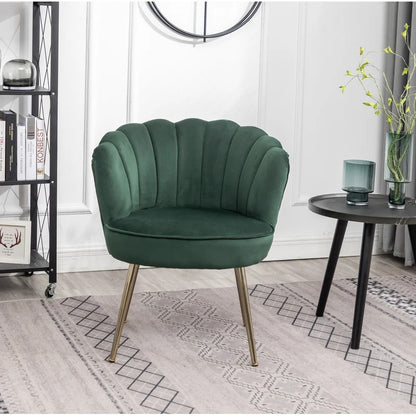 Barrel Chair: 26'' Wide Velvet Barrel Chair