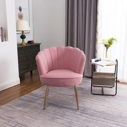 Barrel Chair: 26'' Wide Velvet Barrel Chair