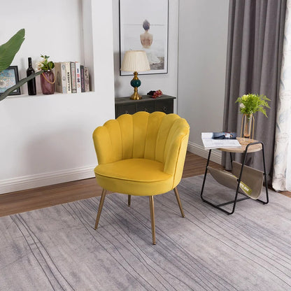 Barrel Chair: 26'' Wide Velvet Barrel Chair