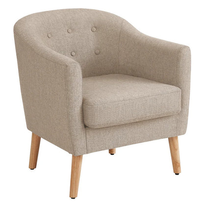 Barrel Chair: 27.2'' Wide Tufted Barrel Chair
