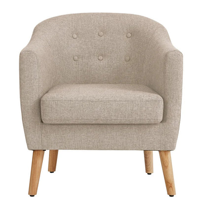 Barrel Chair: 27.2'' Wide Tufted Barrel Chair