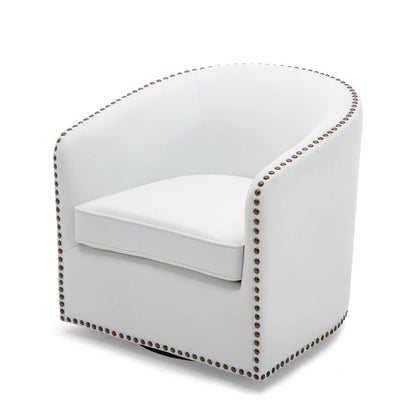 Barrel Chair: 28.5'' Wide Swivel Barrel Chair