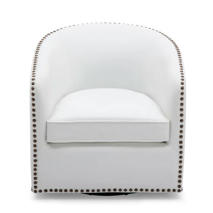 Barrel Chair: 28.5'' Wide Swivel Barrel Chair