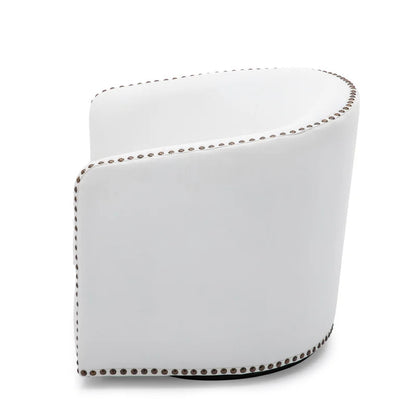 Barrel Chair: 28.5'' Wide Swivel Barrel Chair