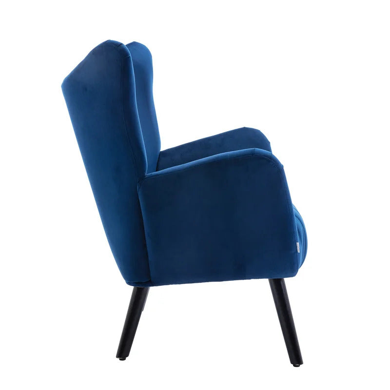 Barrel Chair: 29.13'' Wide Velvet Barrel Chair