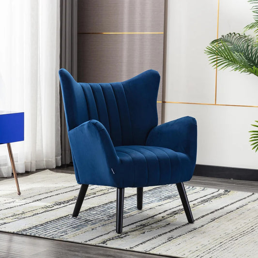 Barrel Chair: 29.13'' Wide Velvet Barrel Chair