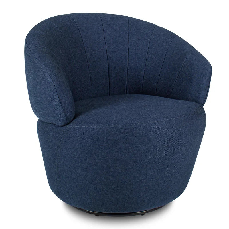 Barrel Chair: 29.1'' Wide Swivel Barrel Chair