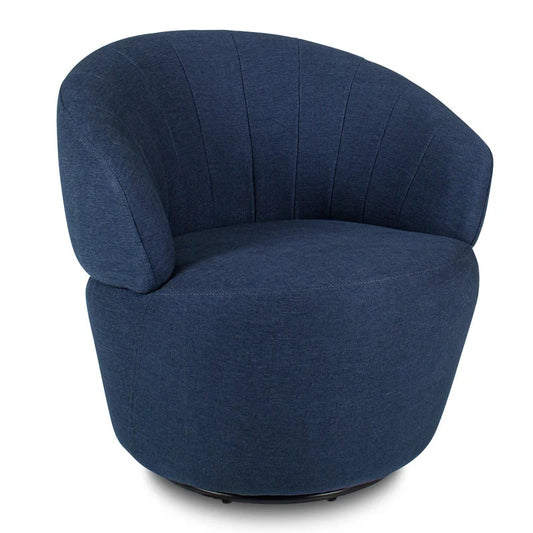 Barrel Chair: 29.1'' Wide Swivel Barrel Chair