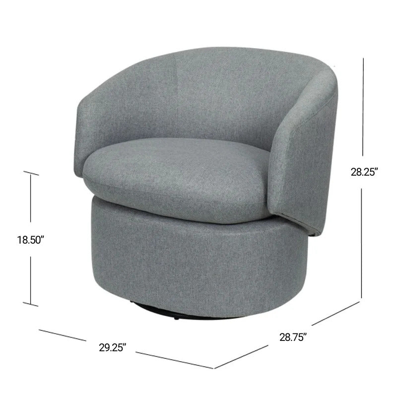 Barrel Chair: 29.25'' Wide Barrel Chair