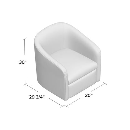 Barrel Chair: 29.75'' Wide Barrel Chair