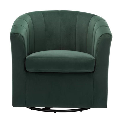 Barrel Chair:  30.3'' Wide Velvet Barrel Chair