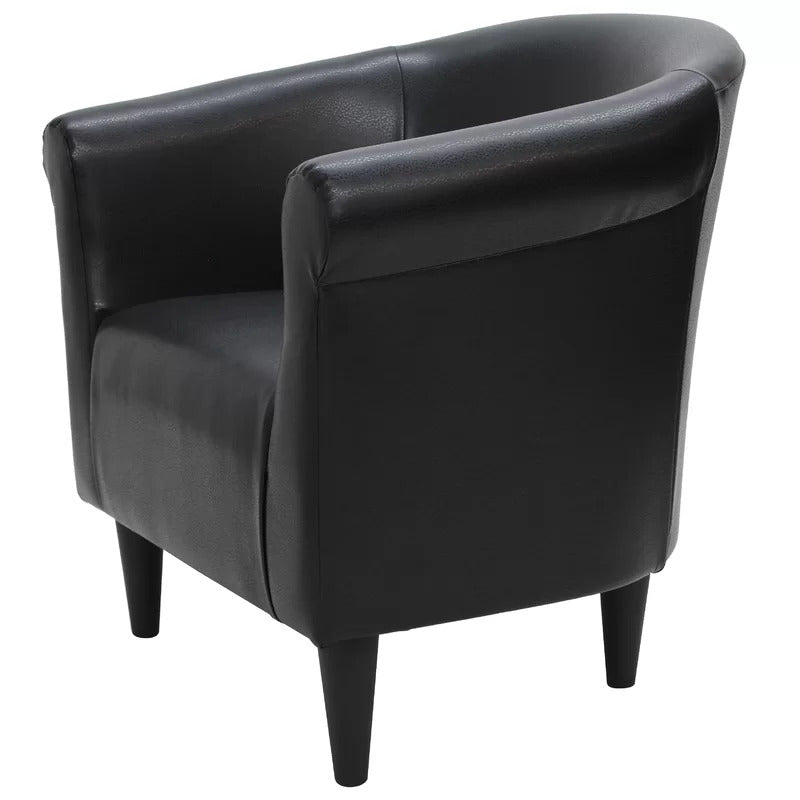 Barrel Chair: 30.5'' Wide Tufted Barrel Chair
