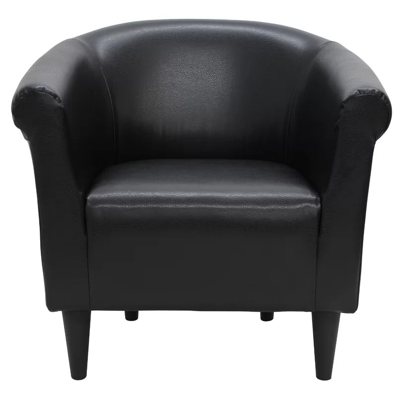 Barrel Chair: 30.5'' Wide Tufted Barrel Chair