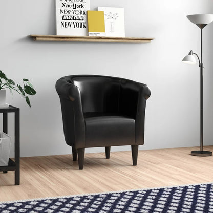 Barrel Chair: 30.5'' Wide Tufted Barrel Chair
