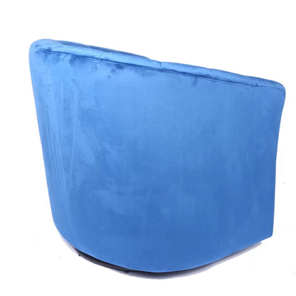 Barrel Chair: 30.7'' Wide Velvet Barrel Chair