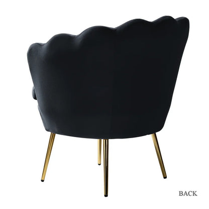 Barrel Chair: 30'' Wide Velvet Barrel Chair