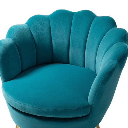 Barrel Chair: 30'' Wide Velvet Barrel Chair