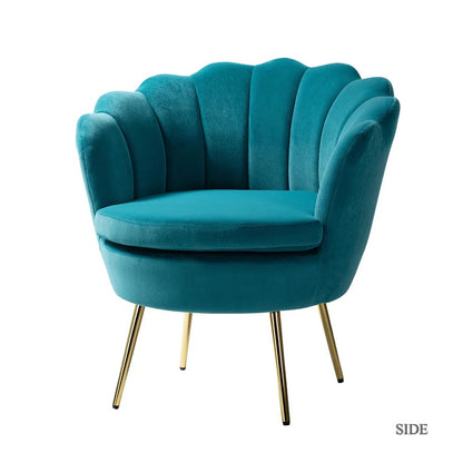 Barrel Chair: 30'' Wide Velvet Barrel Chair